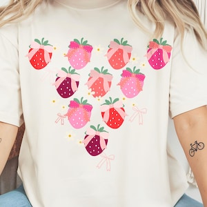 Strawberries png, vintage strawberry png, preppy strawberry festival png, berry png, summer png, strawberry clipart, strawberry sublimation