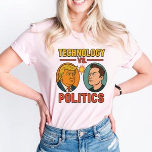 Shirt Trump vs Musk Beavis and Butthead, Comfort Colors® parodie Elon Musk Donald Trump-shirt, shirt Trump vs Elon Fight, Billionaire Fight-shirt