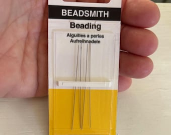 John James English needles beading needles 4 per package size 10