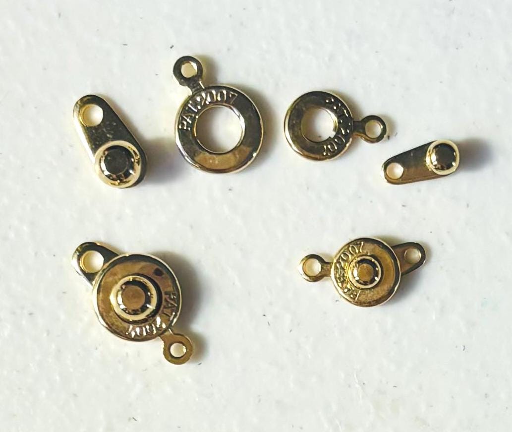 2 or 3 Dozen Snap Clasps for Beaded Jewelry Patented Ball & Socket