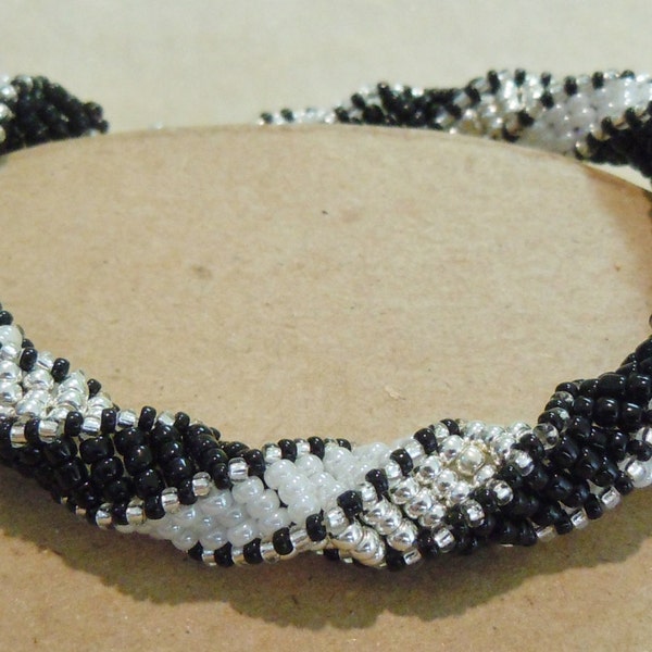 PATTERN Tutorial African Helix bead weaving sprial bracelet