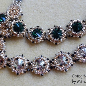 PATTERN Tutorial Going to the Ball Rivoli Swarovski BI-Cone Crystals