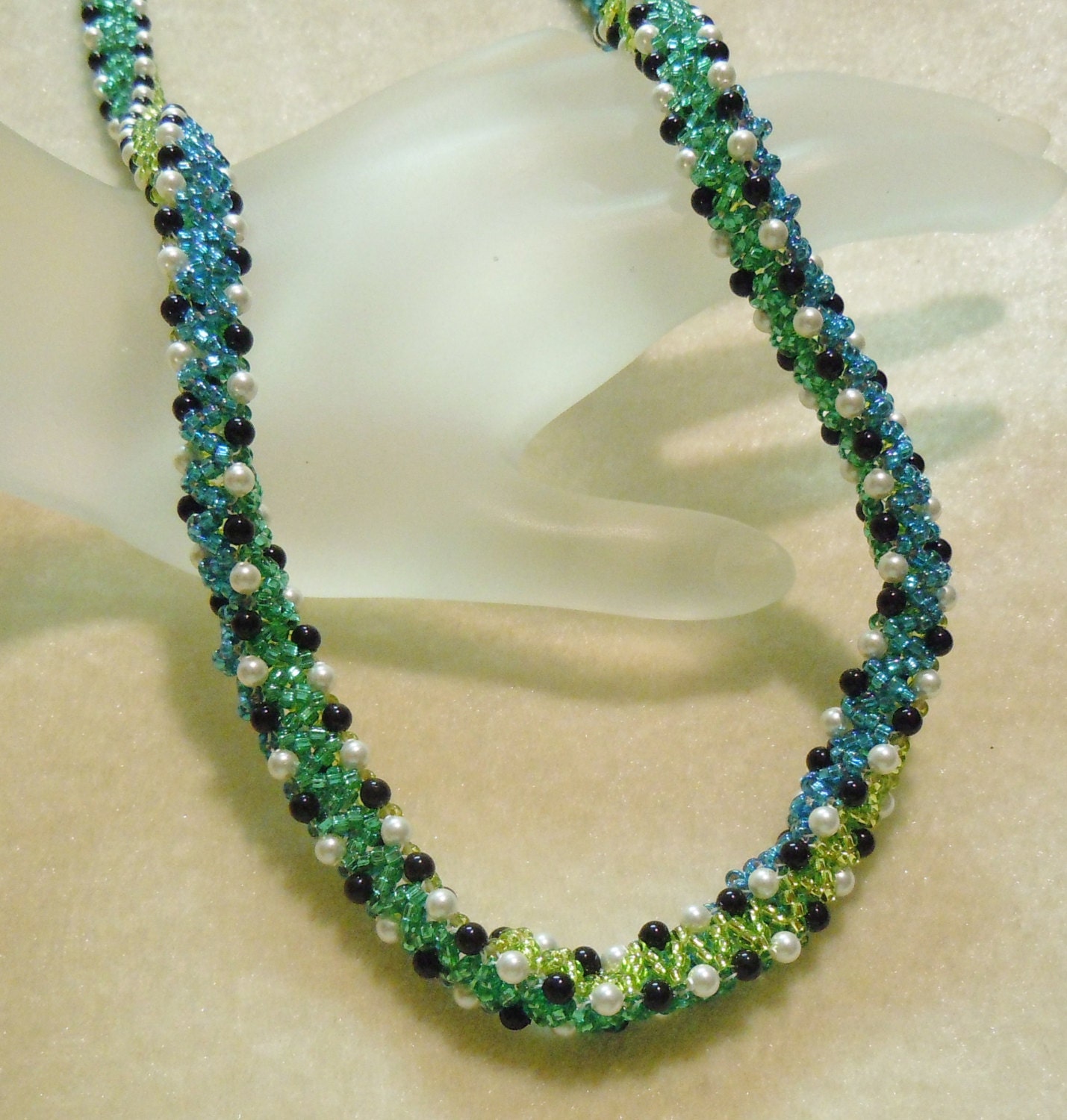 PATTERN TriChevron Chain Bead Weaving Necklace Etsy