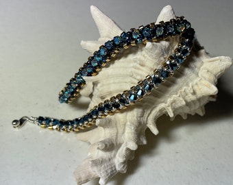 PATTERN Jazzy Sassy Bracelet Right Angle Weave RAW Tennis style crystals