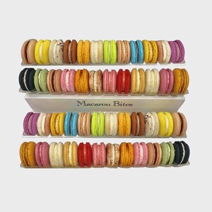 French Macarons - Macaron Bites Assorted Macarons, 48 Count