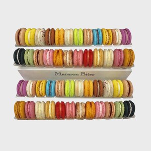 French Macarons - Macaron Bites Assorted Macarons, 48 Count