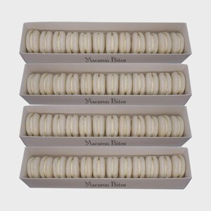 24 Vanilla French Macaron Cookies Value Pack of 2 (48 macarons total)