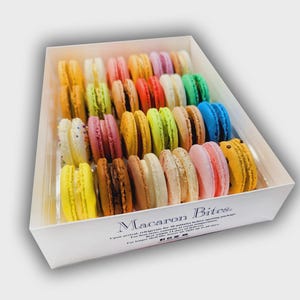 Assorted Macaron Cookies Gift Box - 24 Count