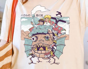 Howl's Moving Castle Shirt, Sweatshirt, Hoodie, Studio Ghibli Characters Youth Toddler Tee, Gift for Anime Lovers, Y2K Japanese Culture