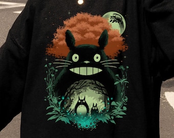 My Neighbor Totoro Shirt, Sweatshirt, Hoodie, Studio Ghibli Characters Youth Toddler Tee, Gift for Anime Lovers, Japanese Culture