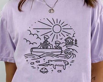 Goldfisch Ponyo Shirt, Sweatshirt, Hoodie, Studio Ghibli Charaktere Jugend Kleinkind T-Shirt, Geschenk für Anime-Liebhaber, Y2K japanische Kultur