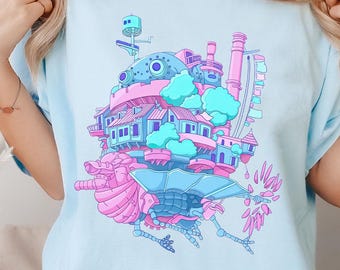 Howl's Moving Castle Shirt, Sweatshirt, Hoodie, Studio Ghibli Characters Youth Toddler Tee, Gift for Anime Lovers, Y2K Japanese Culture