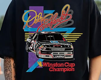 Vintage Dale Earnhardt Champion Classic T-Shirt, Nascar Winston Cup Series Shirt, 90s Racing Car Tee, Gift For Dad Mom