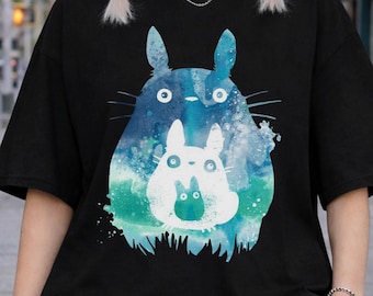 Vintage My Neighbor Totoro Shirt, Sweatshirt, Hoodie, Studio Ghibli Characters, Youth Toddler Kids Tee, Gift for Anime Lovers, Y2K Japanese