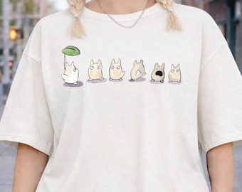 My Neighbor Totoro Shirt, Sweatshirt, Hoodie, Studio Ghibli Characters, Youth Toddler Tee, Gift for Anime Lovers, Y2K Japanese
