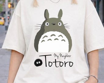 My Neighbor Totoro Shirt, Sweatshirt, Hoodie, Studio Ghibli Characters, Gift for Anime Lovers, Youth Toddler Kids Tee, Y2K Japanese