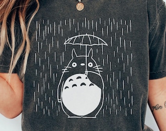 Camiseta, sudadera con capucha y personajes de Studio Ghibli de Mi vecino Totoro, ideal para niños pequeños, ideal para amantes del anime y la cultura japonesa.