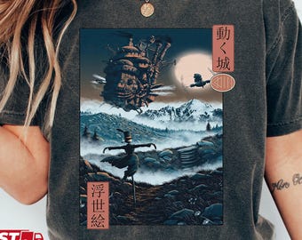Howl's Moving Castle Shirt, Studio Ghibli Toddler, Youth Shirt, Turnip Head, Japanese Anime Lovers Gift, Hayao Miyazaki