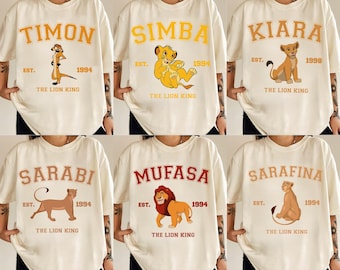 Camisetas familiares de Disney del Rey León, camiseta de Hakuna Matata, camiseta de Animal Kingdom, camiseta a juego de Disney Safari