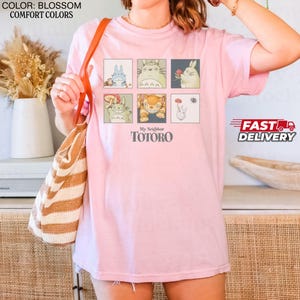 My Neighbor Totoro Shirt, Sweatshirt, Hoodie, Studio Ghibli Characters Youth Toddler Tee, Gift for Anime Lovers, Japanese Culture image 4
