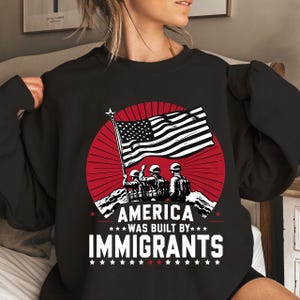 America Was Built By Immigrants png, No Human Is Illegal png, Anti Racism png, Activist Gifts, Human Rights png, Pro Immigration png