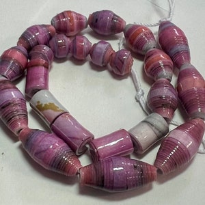 Paper Beads Handmade Beads Hand Made Jewelry Supplies from Quality Cardstock Jewelry Making Supplies