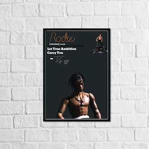 Travis Scott Rodeo Poster | *SIGNED* (unofficial) Rap Art Print | HipHop Wall Decor | Music Poster | Rodeo Album Art | Cactus Jack Hypebeast