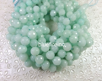 12mm faceted round jade beads