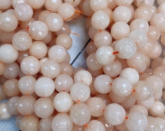 12mm faceted round jade beads