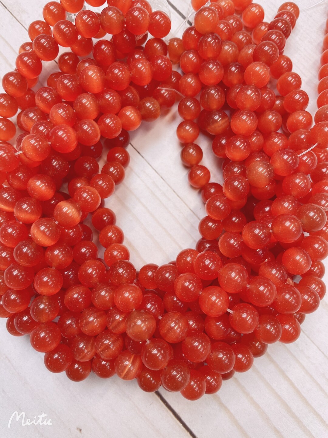 Cat's Eye Beads Smooth Round 10mm and 12mm Etsy