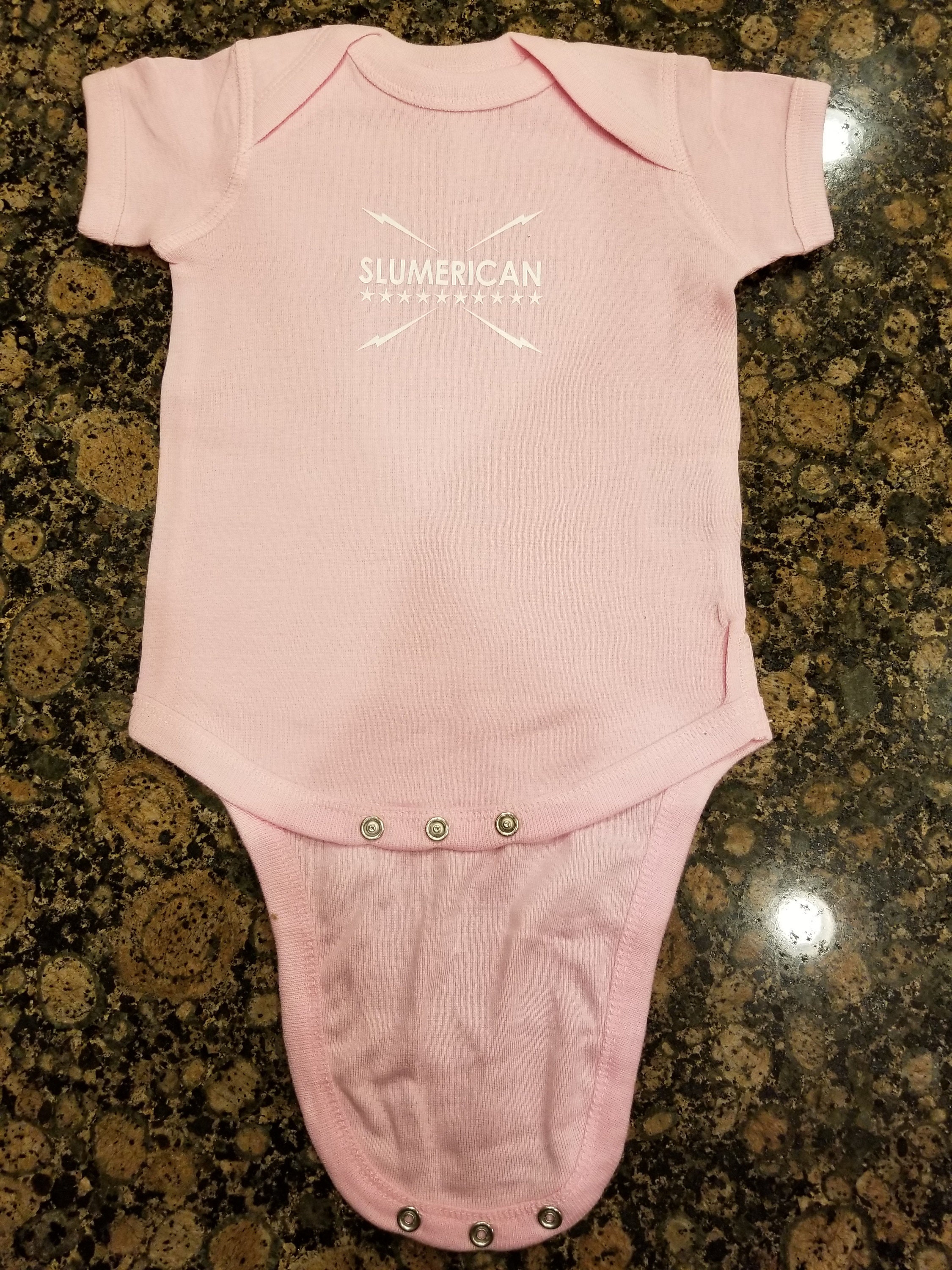 Slumerican Toddler onsie undershirt Infant Fine Jersey Etsy