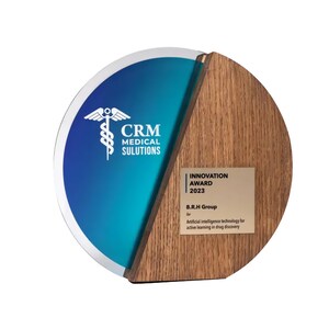 Handmade Solid Oak Award: Employee/Partner Appreciation Trophy