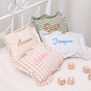 Unique Baby Gift with Name/Nursery Decor Custom Cushion/Monogrammed Nursery Cushion/Embroidered Baby Name Cushion/Personalized Baby Cushion