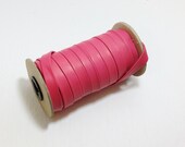 1 2 quot wide lamb leather strip in Bubble Gum Pink Lambskin (3 yds) 3702XLA Double-folded Reinforced