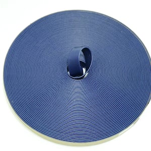 5/8&quot; Vinyl Leatherette Stripping in Blue Daytona (5 yds) 0625BUDAY faux leather strips; jewelry cord; trimming; VEGAN vinyl