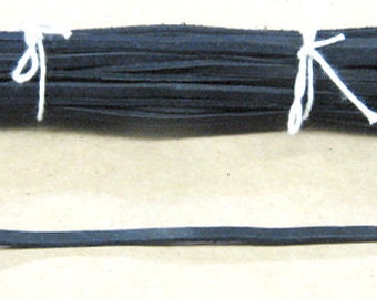 Rawhide Leather Laces 1/8" x 8" (10 pieces) Black