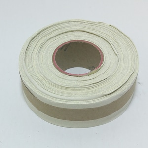 1-1/2" フラット、マットボーンのラムレザーバインディング (2 YD) 1500NLA - トリム、エッジバインディング、レザーテープ アイボリー、ホワイト、エッグシェル、オフホワイト