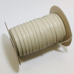 1/2&quot; Cord Piping, Beige #38 (5 YDS)  3277XVBV Leatherette; faux leather; vegan leather; mushroom; bone