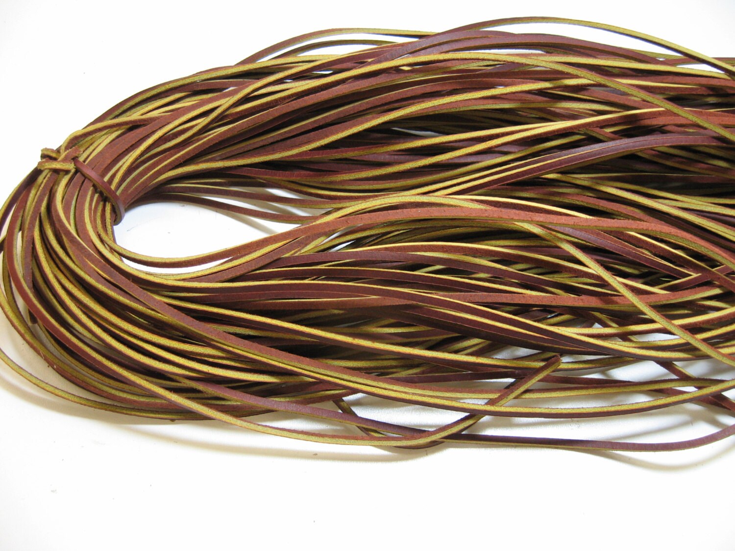 Genuine Rawhide Leather Laces 1/8 x 45 Brown Etsy