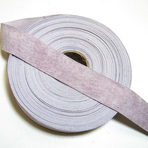 1- 1/4&quot; Flat, Pig Suede Stripping, in Lilac (3 YDS) 1250NP4 trim tape; edge binding; leather tape