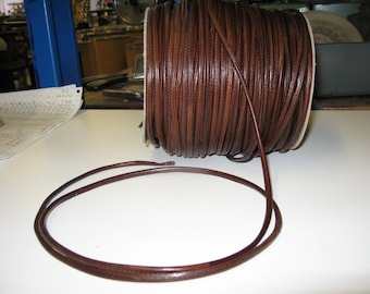 Lamb Leather Round Jewelry Cord 5/32