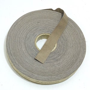 3/4&quot; Flat, Pig Suede Stripping, in Taupe (3 yards) 0750NP6  trim tape; edge binding; leather tape