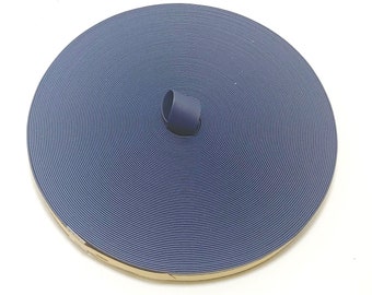 3/4" Double Folded Vegan Leather Strap in Indigo Blue Daytona (5 YDS) 0750BVDAY vinyl