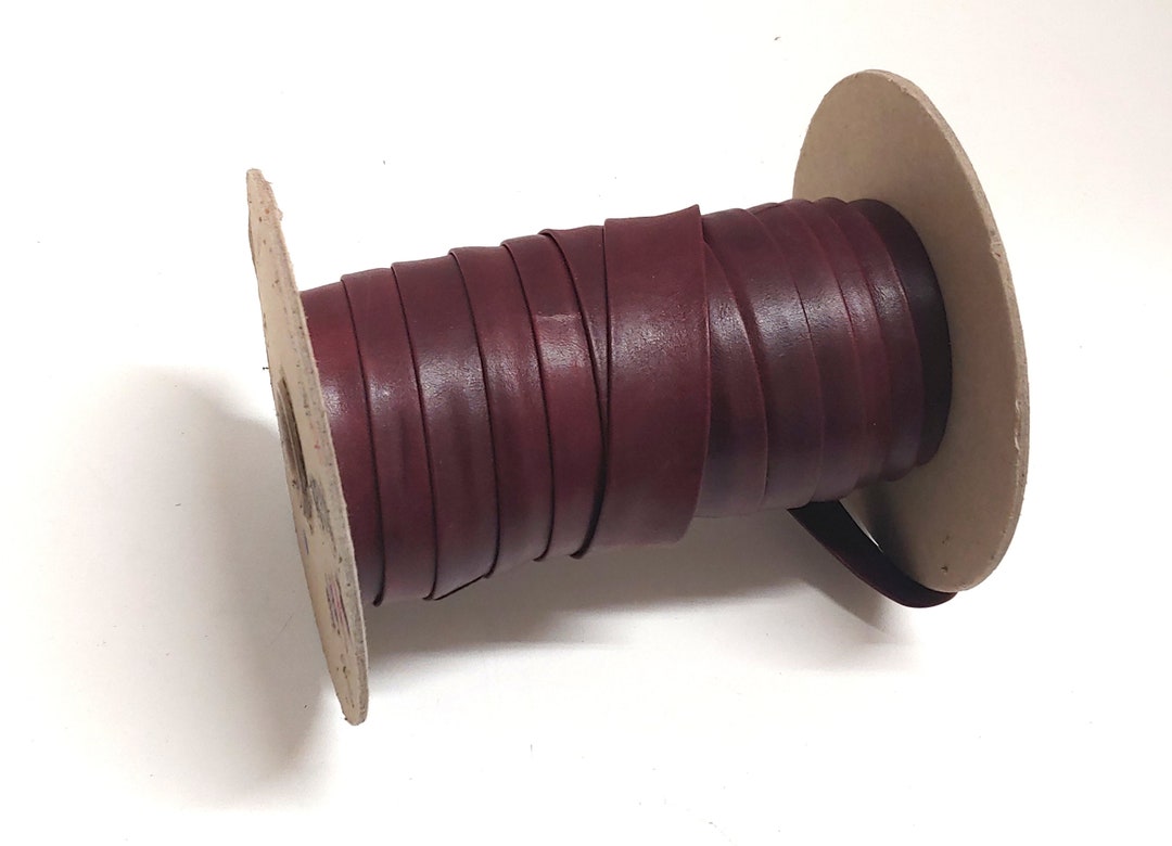 1 Wide Open Fold Genuine Leather Binding in Oxblood UPL 2 YDS 3069XDE Edge Binding Etsy