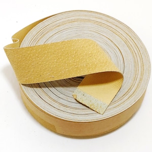 1- 1/4&quot; Flat, Split Pig Suede Stripping, in Beige (3 YDS) 1250NP4 trim tape; edge binding; leather tape