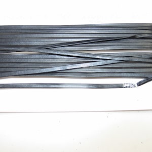 Laçage CTD en similicuir nappa et polyuréthane de 5/32 po. en noir 0156BUCTD