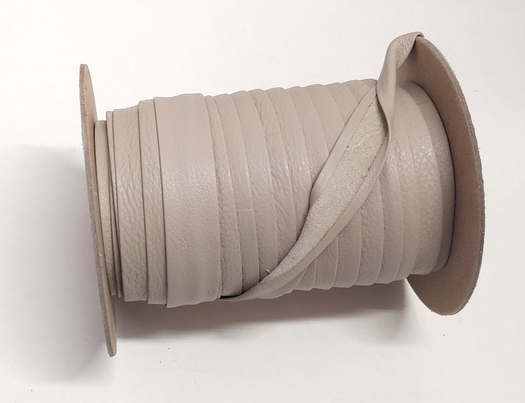 1 Wide Open Fold Genuine Leather Binding in Taupe 2 YDS 3069XDE Edge Binding Etsy