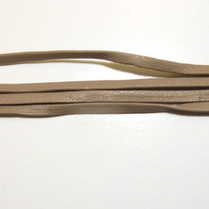 1/8" Double-folded & Reinforced Cowhide Lacing in Beige 3PC. of 1 yd lengths (3yrds) 0125RD9