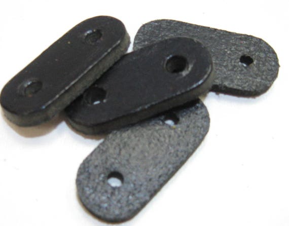Real Leather Cord Sliders 1-1/2" x 3/4" (4 pcs) sewing; crafting; DT19-2