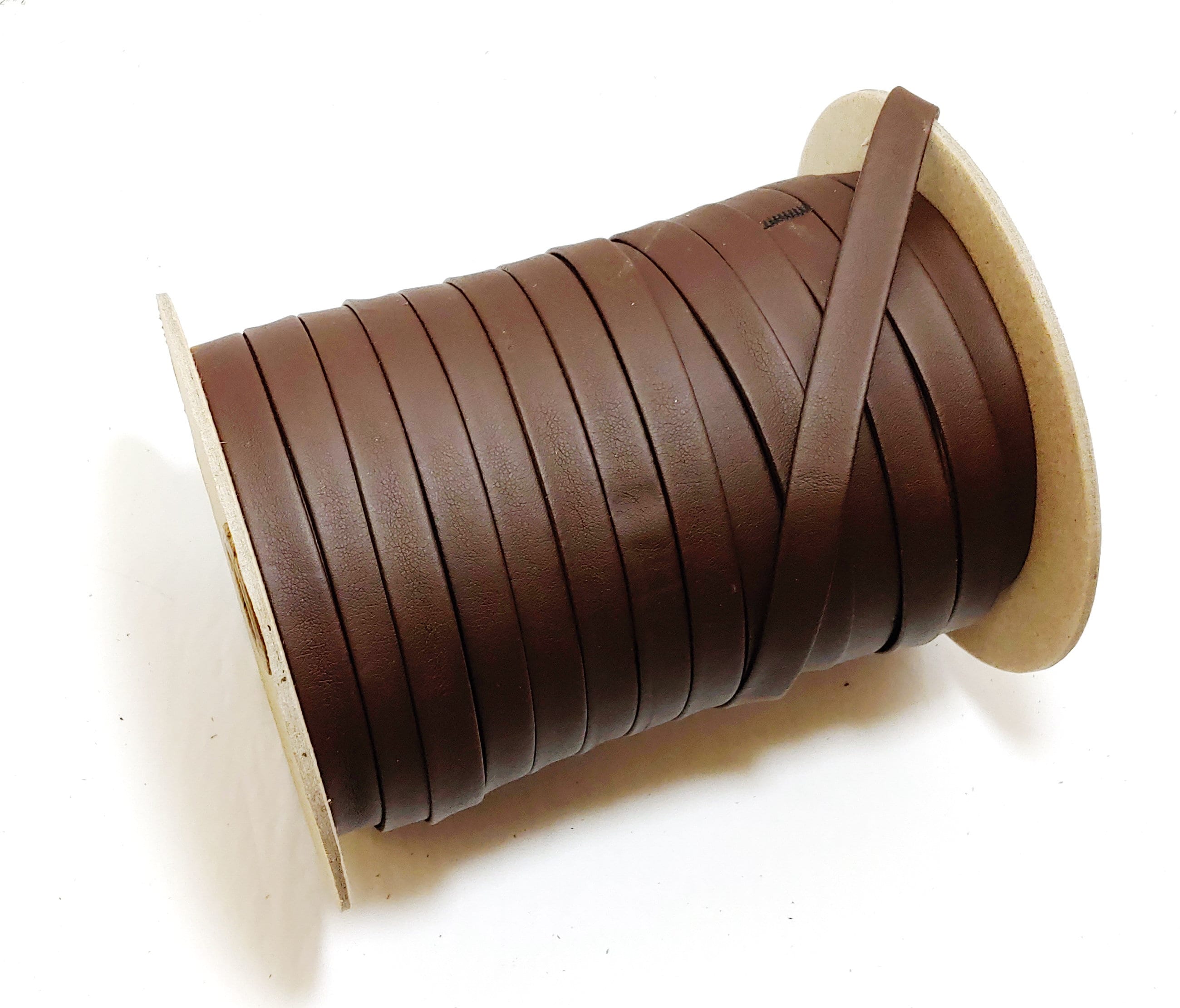 3/8 Brown Polyurethane Faux Leather Strip 5 YDS Vegan Etsy UK